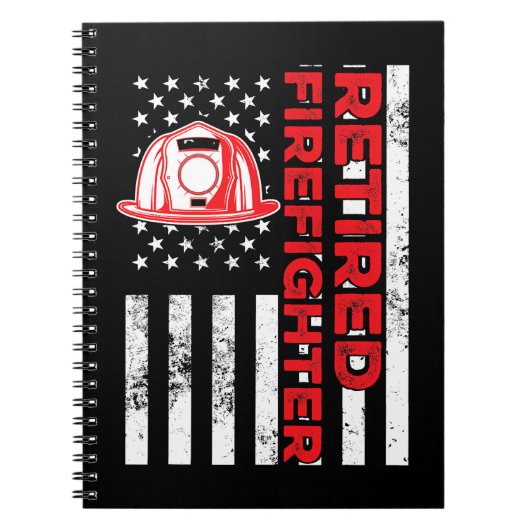 消防士退職した消防士 ノートブック (正面)