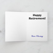 消防士退職カ ードカスタマイズ! カード (内部)