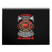 消防士退職贈男性へ与2021引用文 カレンダー (カバー)