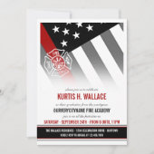 消防士院卒業党 招待状 (正面)