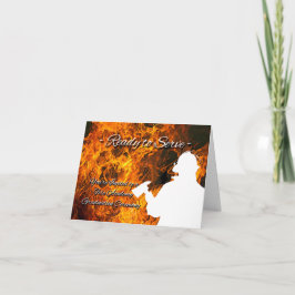 消防士院卒業招待状 カード