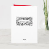 消防士1940sヴィンテージ誕生日カード カード (裏面)