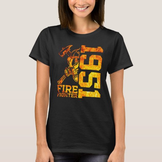 消防士1951 71年消防隊71誕生 Tシャツ (正面)