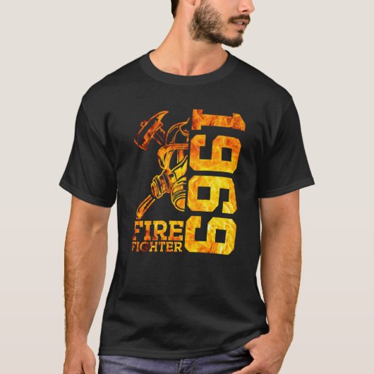 消防士1969 53年消防旅団53誕生 Tシャツ (正面)