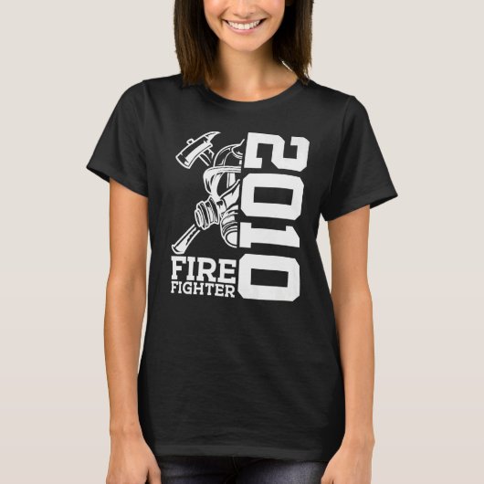消防士2010 13年消防旅団13誕生 Tシャツ (正面)