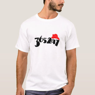 消防士365日1年24時間7分 Tシャツ