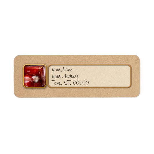 消防士 – ウォード・ラ・フランス ラベル (正面)