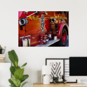 消防士 – エンジン番号2 ポスター (ホームオフィス)