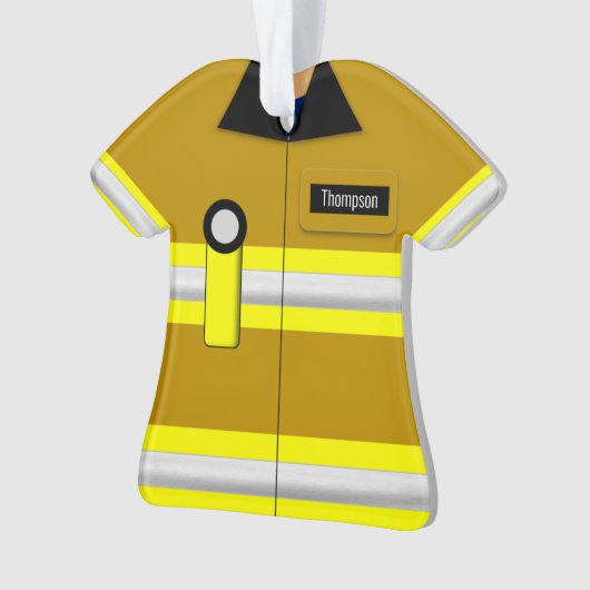 消防士 オーナメント (正面)