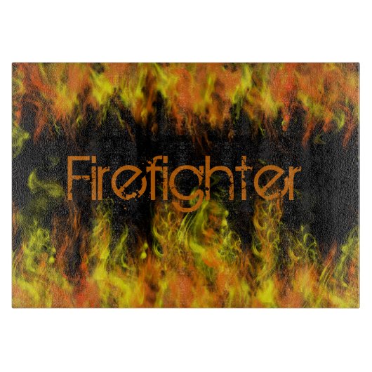 消防士 カッティングボード (正面)