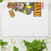 消防士 キッチンタオル (折り畳み)