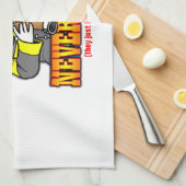 消防士 キッチンタオル (四つ折り)