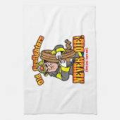 消防士 キッチンタオル (縦)