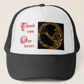 消防士 キャップ (正面)