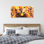 消防士 キャンバスプリント (インサイチュ (寝室))