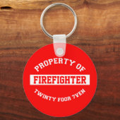 消防士 キーホルダー (正面)