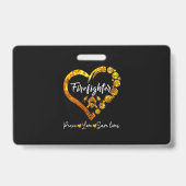 消防士 ギフト | 引退した消防士 & 自豪 バッジ (裏面)