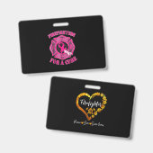 消防士 ギフト | 消防士 For A Cure バッジ (正面＆裏面)