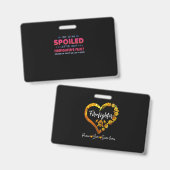 消防士 ギフト | 私の消防士が悪いんだ 面白い バッジ (正面＆裏面)