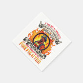 消防士 スタンダードカクテルナプキン (角)