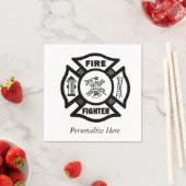 消防士 スタンダードカクテルナプキン (インサイチュ)