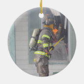 消防士 セラミックオーナメント (裏面)