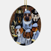 消防士 セラミックオーナメント (右)