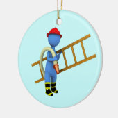 消防士 セラミックオーナメント (左)