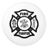消防士 セラミックノブ (正面)