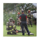 消防士 タイル (正面)