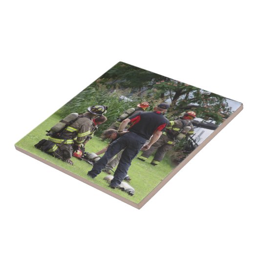 消防士 タイル (側面)