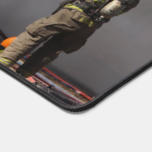 消防士 デスクマット (コーナー)