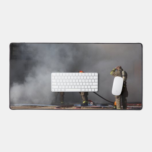 消防士 デスクマット (キーボード&マウス)