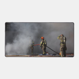 消防士 デスクマット
