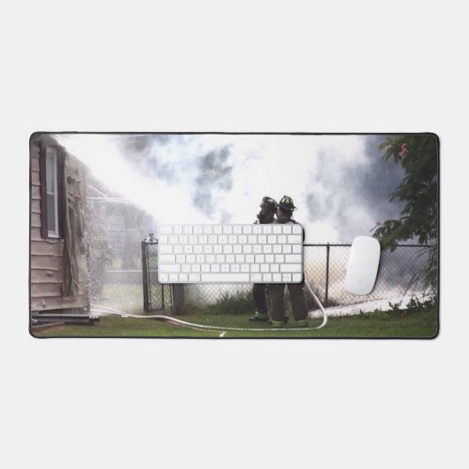 消防士 デスクマット (キーボード&マウス)