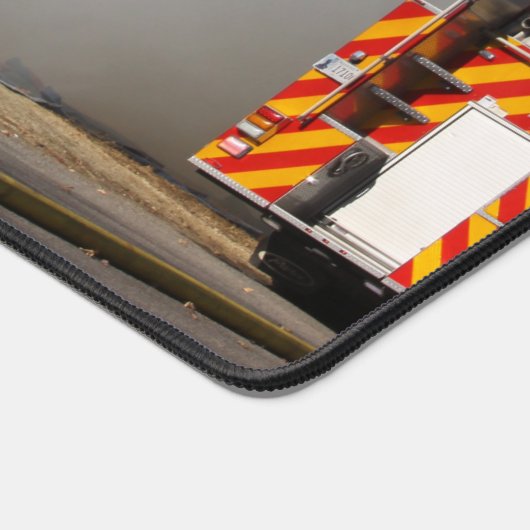 消防士 デスクマット (コーナー)