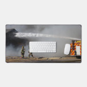 消防士 デスクマット (キーボード&マウス)