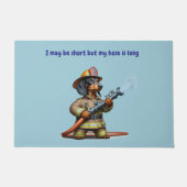 消防士 ドアマット (正面)