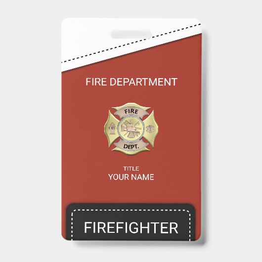 消防士 バッジ (Front)