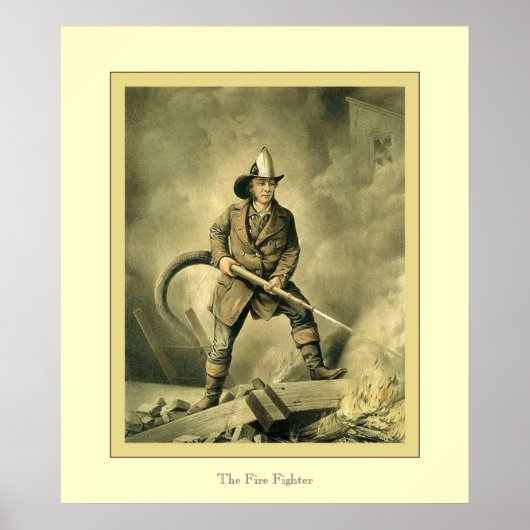 消防士 ポスター (正面)