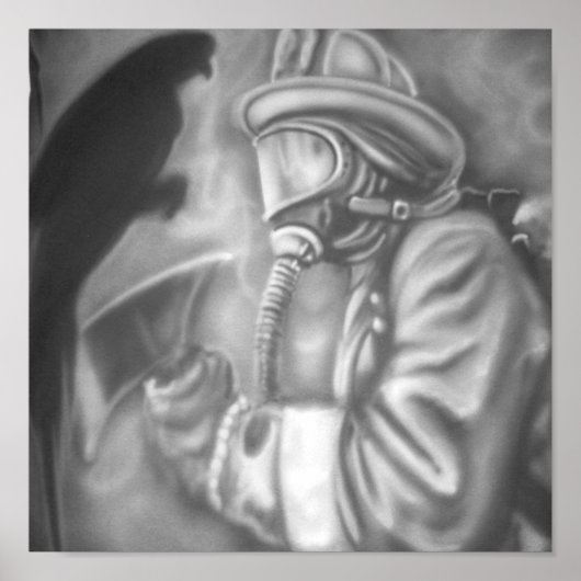 消防士 ポスター (正面)