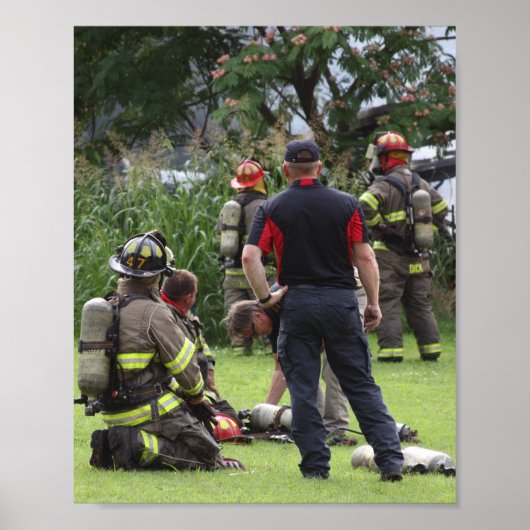 消防士 ポスター (正面)