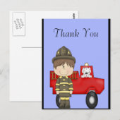 消防士 ポストカード (正面/裏面)