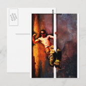 消防士 ポストカード (正面/裏面)