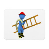 消防士 マグネット (横)