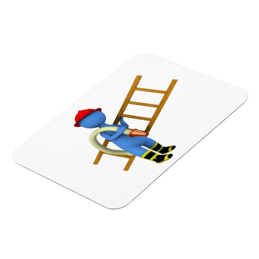 消防士 マグネット (左側)