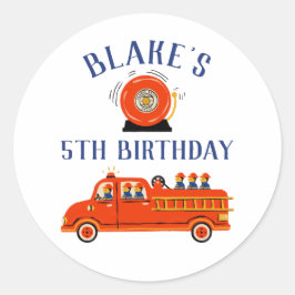 消防士 ラウンドシール