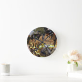 消防士 ラウンド壁時計 (ホーム)