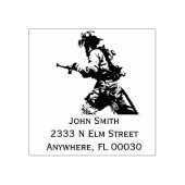 消防士 ラバースタンプ (インプリント)