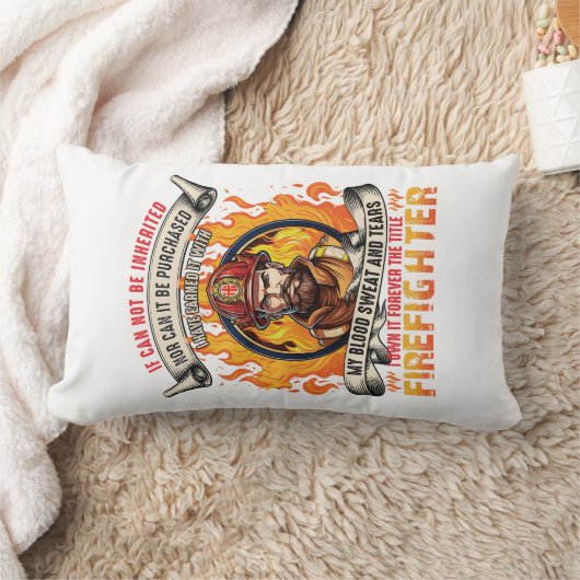 消防士 ランバークッション (ブランケット)